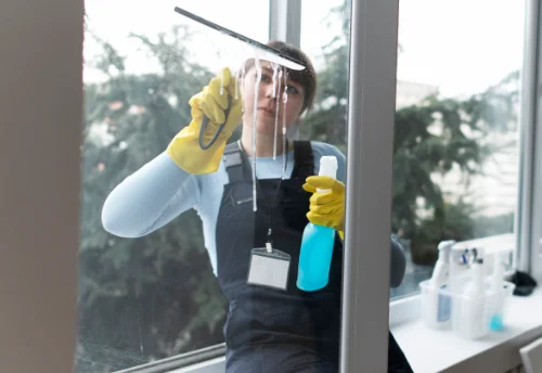 Nettoyage de vitres intérieures et extérieures à Potelières
